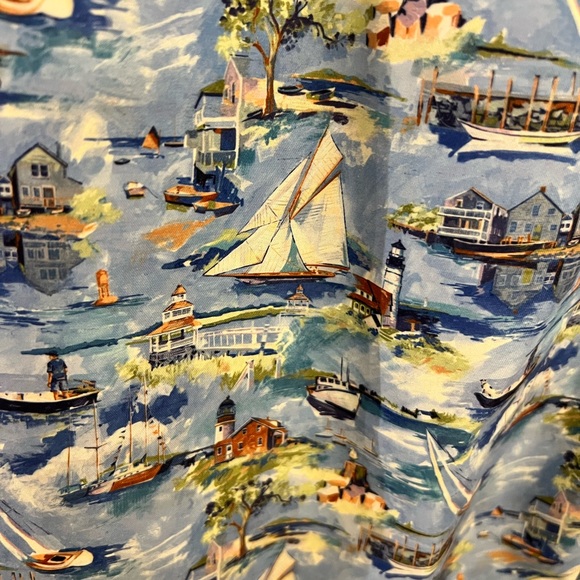 NWT Michaels nautical theme swim trunks with waist string - Picture 4 of 11